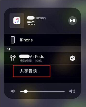 龙沙苹果14音频维修点分享iPhone14音频共享设置方法 