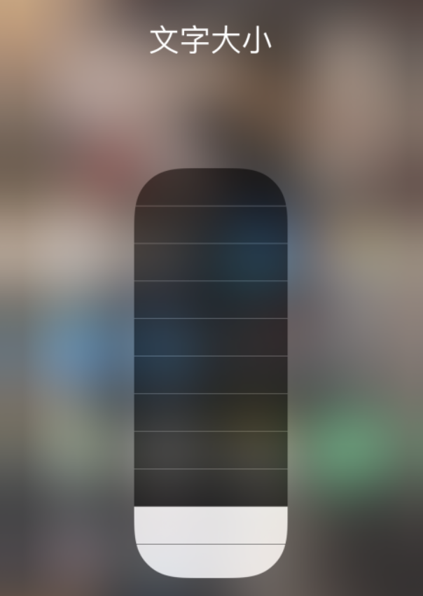 龙沙苹果手机维修分享小技巧：在 iPhone 控制中心快速调节字体大小 