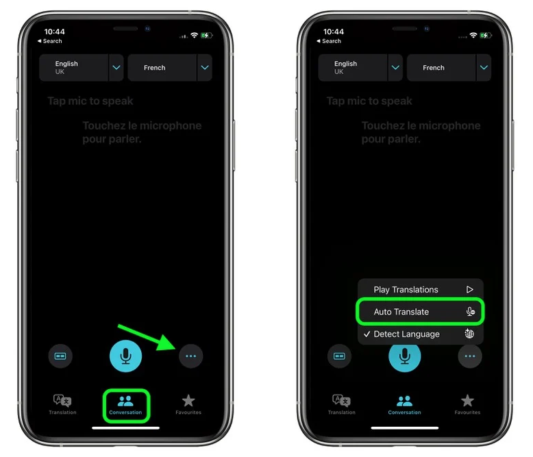 龙沙苹果手机维修分享iOS 15 “翻译” App 新改进 